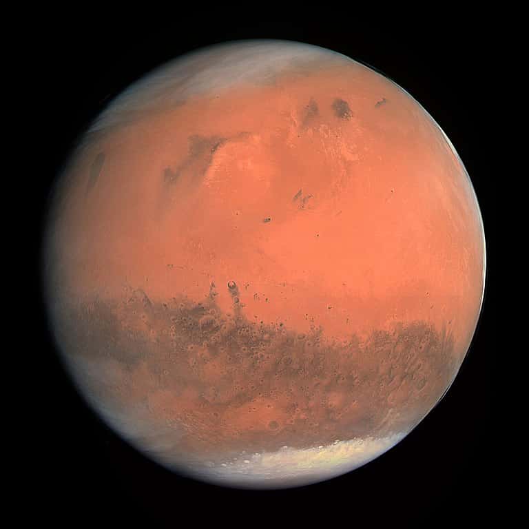 Mars from space.