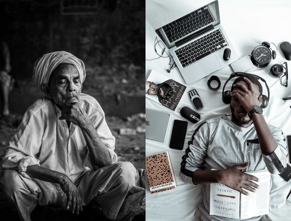 The West has chosen the outside world, celebration and pleasures. The East has chosen the inner silence. But both the alternatives are choosing half the man and some kind of misery. The inner is real – as real as the outer