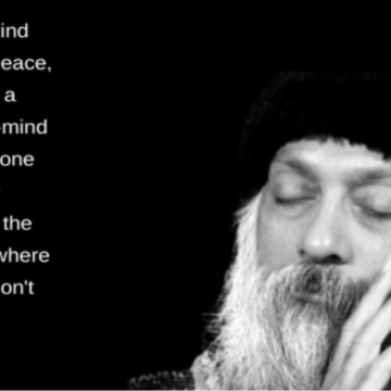 peace is always just beyond the mind