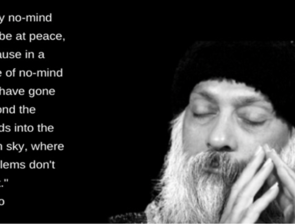 peace is always just beyond the mind